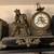 Antique Cast Iron Mantle Clock Topper 8 8 thumbnail