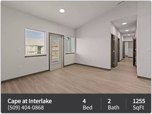 Settle for nothing but the best: 4 BR, 2 BA awaits. 1