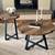 Target Modern Farmhouse Oak Round 30” Coffee Table & Side Table Set, Wood & Me 1 thumbnail
