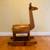 MCM Mid-Century Handmade Wooden Rocking Horse Llama Kangaroo Camel 3 thumbnail