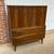 Walnut MCM Brasilia Style High Chest Dresser Vintage 3-Drawer Storage 17 thumbnail