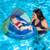 SwimWays Inflatable Infant Baby Spring Swimming Pool Float with Canopy 2 thumbnail