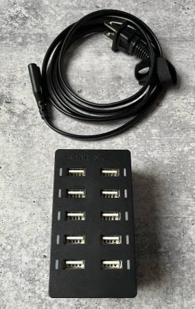 SABRENT Smart USB Charger 60 Watt 10 Ports (Fast Charge) 1