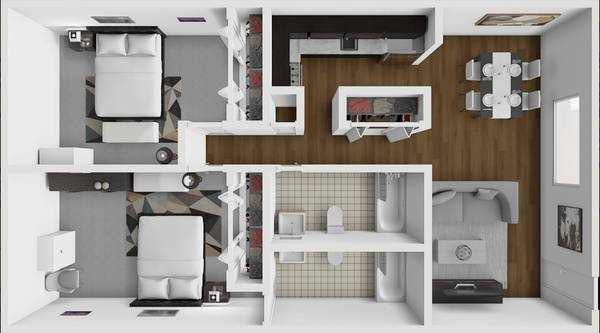 Cable Ready, On-Site Parking, Ceiling Fan 1