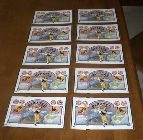 10 PIRATES 1979 WORLD SERIES CHAMPIONS IRON CITY BEER CAN FLATS 1