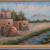 Taos Pueblo Village and mountains oil on canvas 40.5 x 28.5 2 thumbnail
