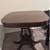 Antique Mahogany flip top table with Lyre Harp 2 thumbnail