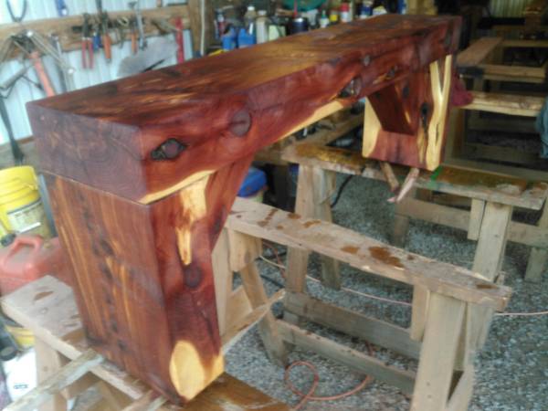 Solid Wood Cedar Garden Benches 1