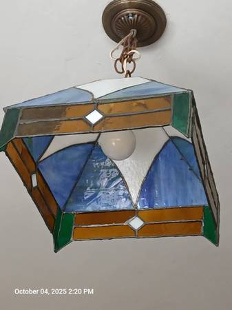 Stained glass light fixture 1