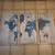 World Map Canvas Print Triptych 1 thumbnail