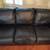 3-Piece Black Leather Sofa Set 2 thumbnail