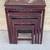 Gorgeous set of four  Rosewood nesting tables, with mother of pearl in 9 thumbnail
