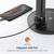 TaoTronics LED Office Table Desk Lamp w/ USB Charging Port Black/White 11 thumbnail