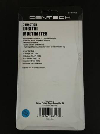 7 Function Digital Multimeter 1