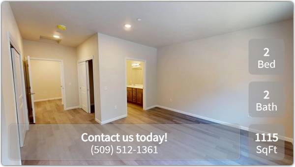 Unbeatable location! & 2 MONTHS FREE!2 bed, 2 bath-Ready for move-in! 1
