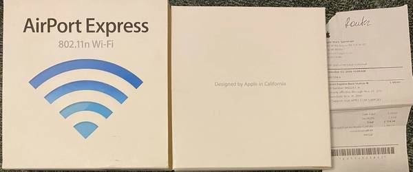 Como nuevo Apple AirPort Express A1264 - $15 (san mateo)63439942566913123