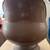 Copper Coal Scuttle Bucket, Coal Bucket, Lion Head, Porcelain Handles. 4 thumbnail