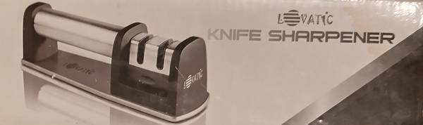 Two step knife sharpener 1