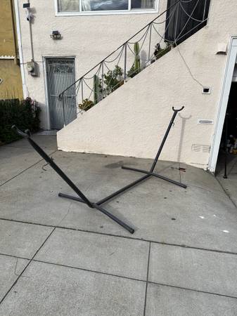 Hammock Stand Adjustable, Portable Hammock Stand Heavy-Duty Anti-Slip 1