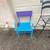 CHAIRS 2 Colorful Outdoor Chairs & 1 Heavy metal bar chair. 4 thumbnail