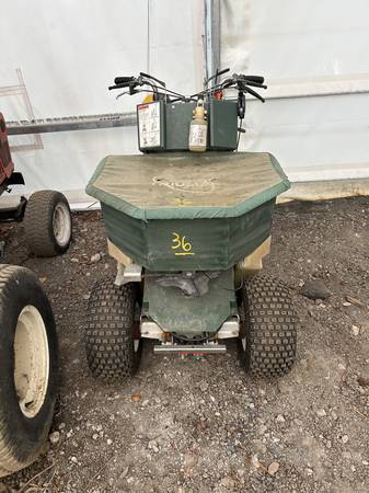 Fertilizer spreader and sprayer 1