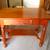 Vintage Heavy Weight Solid Oak Wooden DESK with one Drawer & with Key 1 thumbnail