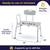 Shower bench w back rest 7 thumbnail