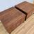 Pair Vintage Mid Century Modern Walnut Storage End Tables Cabinets 4 thumbnail
