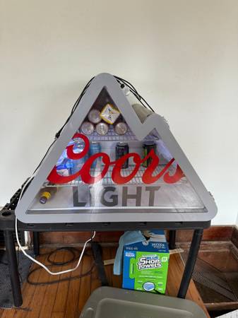 Coors Light Beer Fridge 1