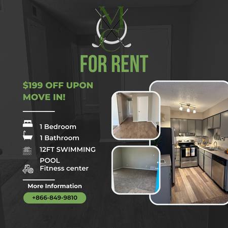 $850 / 1br - THE LIFESTYLE YOU DESERVE AT THE MASTERS! (El Paso)63971560102275120