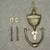 New Polish Brass Door Knocker Set with 2 Screws 10 thumbnail