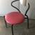 Stacking Chairs With Red Vinyl And Black Frame 3 thumbnail