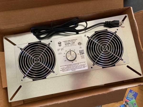 Tjernlund V2D UnderAire Crawlspace Ventilator Fan Moisture Mold Reduci 1