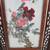 Chinese Suzhou Double Sided Silk Embroidery Roses Wood Table Screen 2 thumbnail