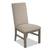 Artisan Beige & Gray Solid Back Upholstered Dining Chair 4 thumbnail