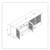 MAGNOLIA Black Wood & Cane Media TV Console  LIKE NEW! 11 thumbnail