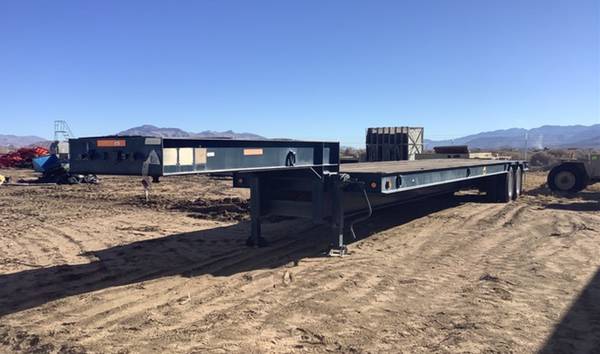 45ft Step Deck Heavy Duty Trailer for Sale (All Steel) 1
