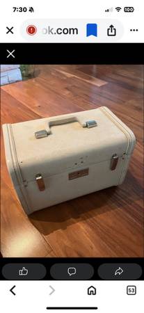 Royal Traveller vintage hard sided beauty case 1