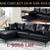 3-piece sectional sofas, sofa bed, modern l shaped sofas, sofas, mvqc 11 thumbnail
