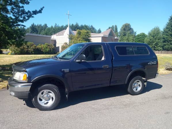 2002 Ford f150 xl 4x4 one owner - $5,900 (Puyallup)636172759851531212