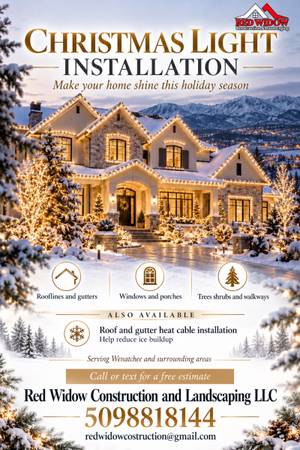 CHRISTMAS LIGHTS INSTALLATION ROOF AND GUTTER HEAT CABLE INSTALLATION. 1