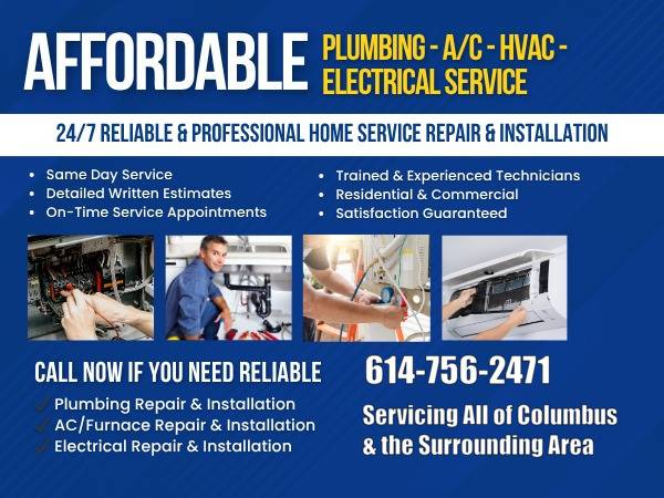 👉 AFFORDABLE - PLUMBING-HEATING & COOLING REPAIR & INSTALLATION $SAVE 1