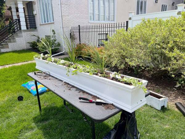 Installing Window Planters 1