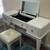 Elegant Flip Up Mirror Vanity set 55”W velvet lined & stool 🚚 extra 9 thumbnail