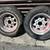 Two 14x6 wagon wheel style rims. 5 on 4.5 lugs mopar, ford, more 2 thumbnail