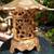 Vintage Cast iron lantern and Classic Sunny Clock decorate garden 10 thumbnail