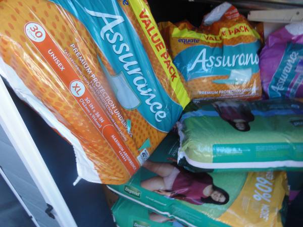 HUGE Lot BRAND NEW Assurance Depends Ladies XL Adult Diapers - $50 (FEDERAL WAY)63471420977793120