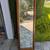 Simple full length oak bevelled mirror 3 thumbnail