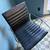 Eames-Style Ribbed Office Chair — Black & Chrome 3 thumbnail
