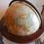 Vintage Rare Quality Replogle World Globe 16" Wood Stand topographical 6 thumbnail